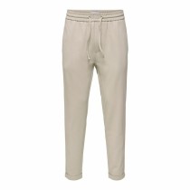 Adult's Tracksuit Bottoms Only & Sons Onslinus Crop Tap 0192 Beige Men