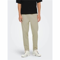 Adult's Tracksuit Bottoms Only & Sons Onslinus Crop Tap 0192 Beige Men