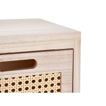 Chest of drawers GiftDecor Rattan Natural 27 x 58 x 25 cm 3 drawers