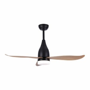 Ventilateur de Plafond avec Lumière EDM 33815 Kattegat Noir 15 W 18 W 2190 Lm