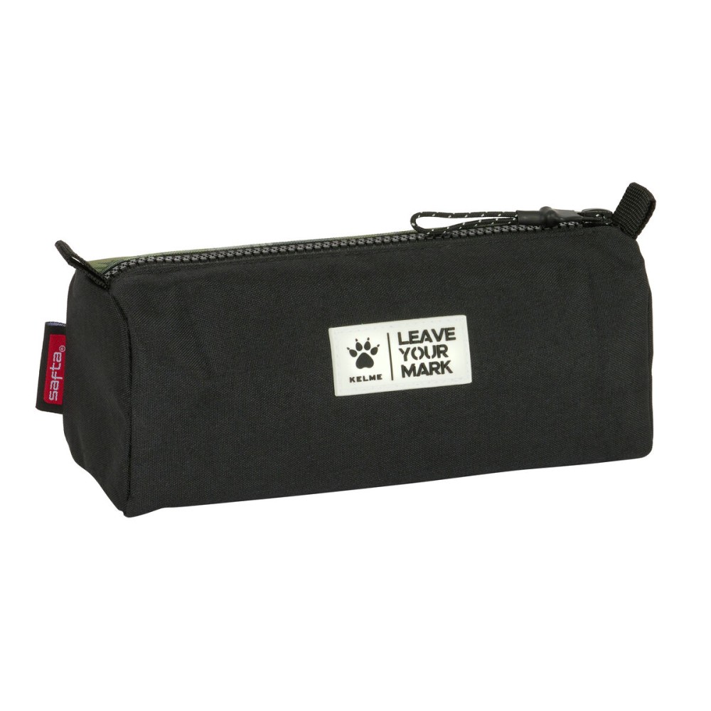 Trousse d'écolier Kelme Travel Noir Vert 21 x 8 x 7 cm