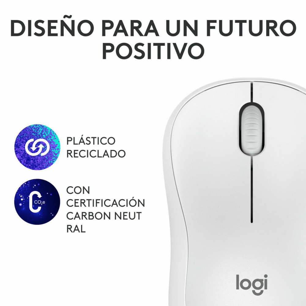 Mouse Logitech M240 White