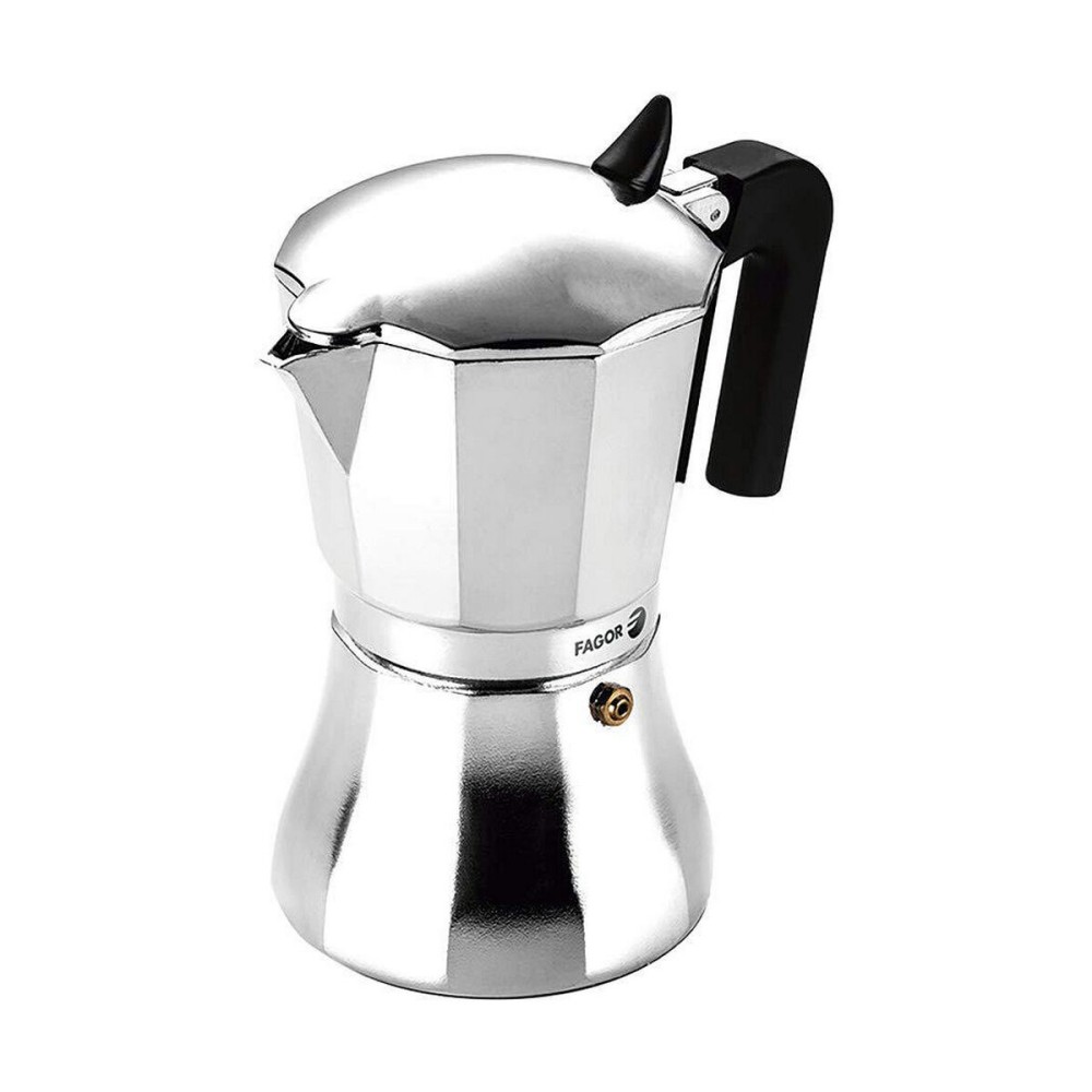 Italienische Kaffeemaschine Fagor Stahl Aluminium 12 Kopper (1 Stück)