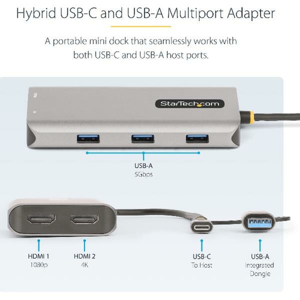 USB Adaptor Startech 167B-USBC-MULTIPORT