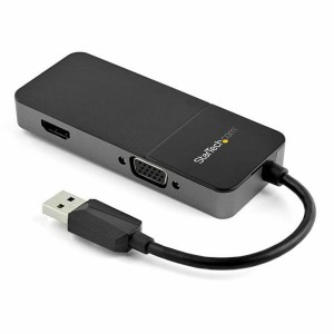 USB-zu-VGA/HDMI-Adapter Startech USB32HDVGA Schwarz 4K Ultra HD