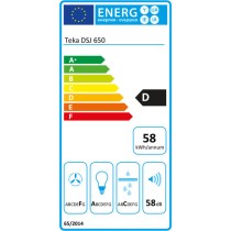 Hotte standard Teka DSJ 650 Noir Acier