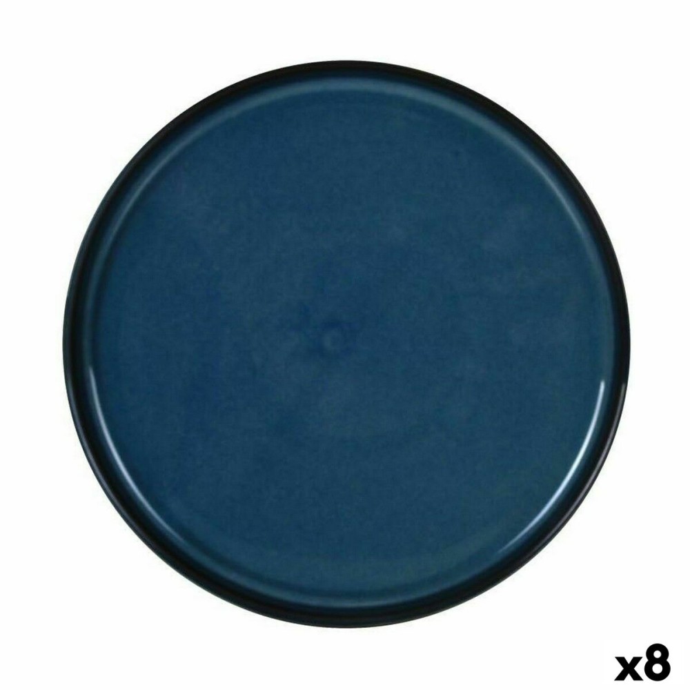 Plateau apéritif La Mediterránea Chester Bleu Ronde 26,8 x 2,6 cm (8 Unités)