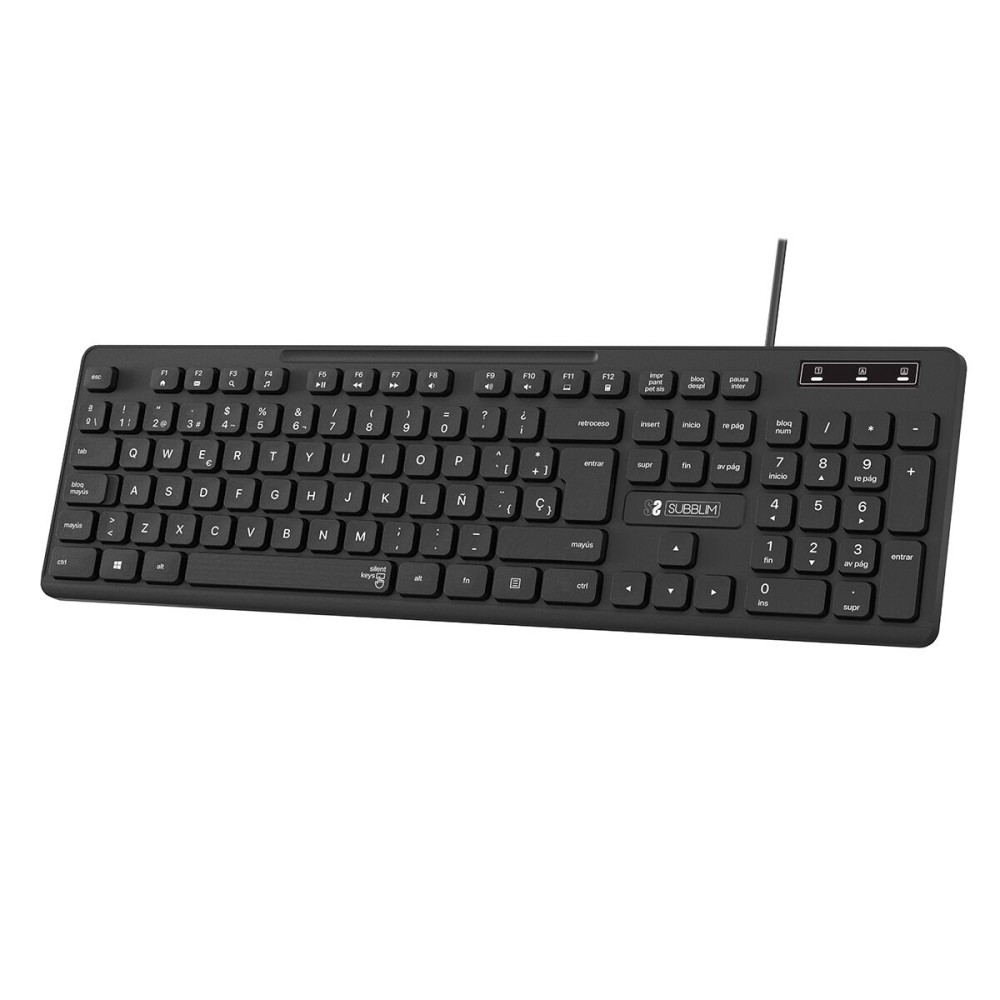 Clavier numérique Subblim Noir