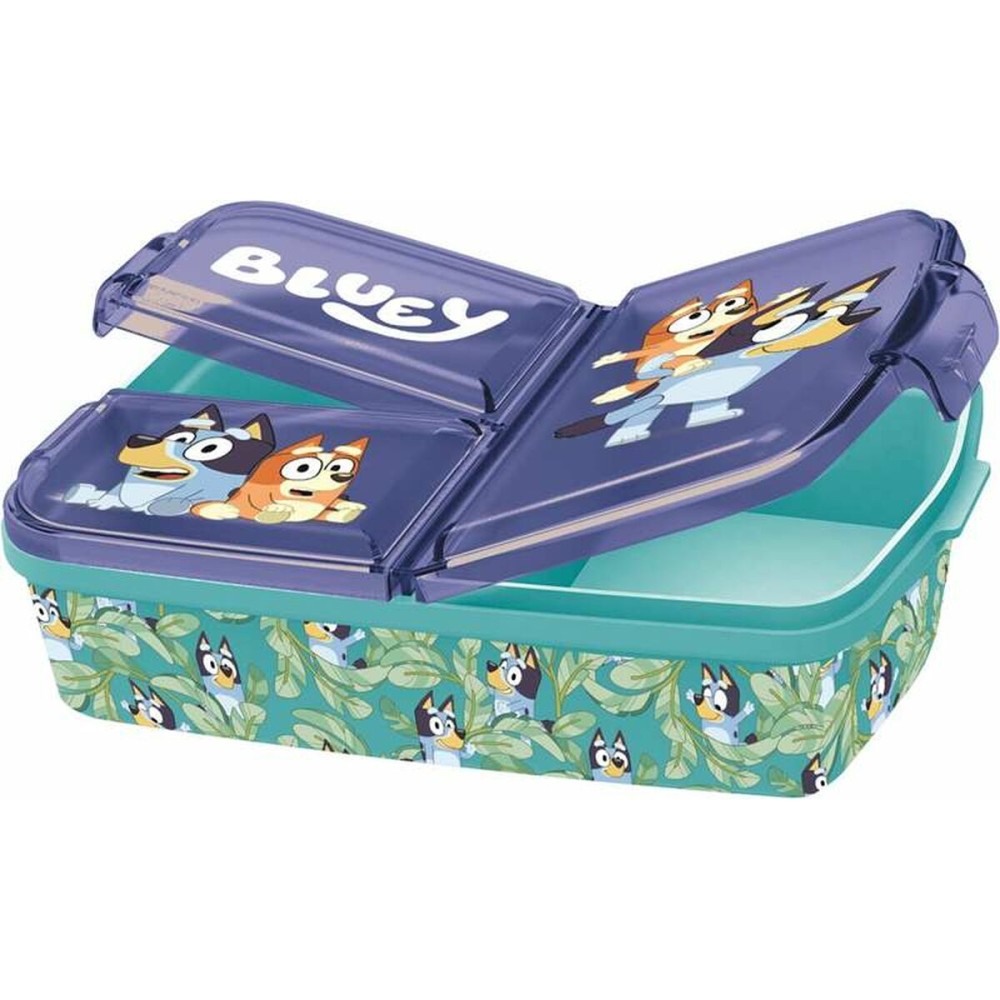 Lunchbox mit Fächern Bluey 19,5 x 16,5 x 6,7 cm Polypropylen