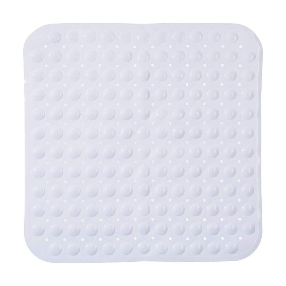 Tapis de Douche Antidérapant 5five Blanc PVC (55 x 55 cm)