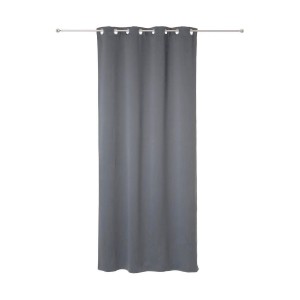 Rideaux Atmosphera Opaque Gris Polyester 2 Unités (135 x 240 cm)