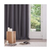 Rideaux Atmosphera Opaque Gris Polyester 2 Unités (135 x 240 cm)