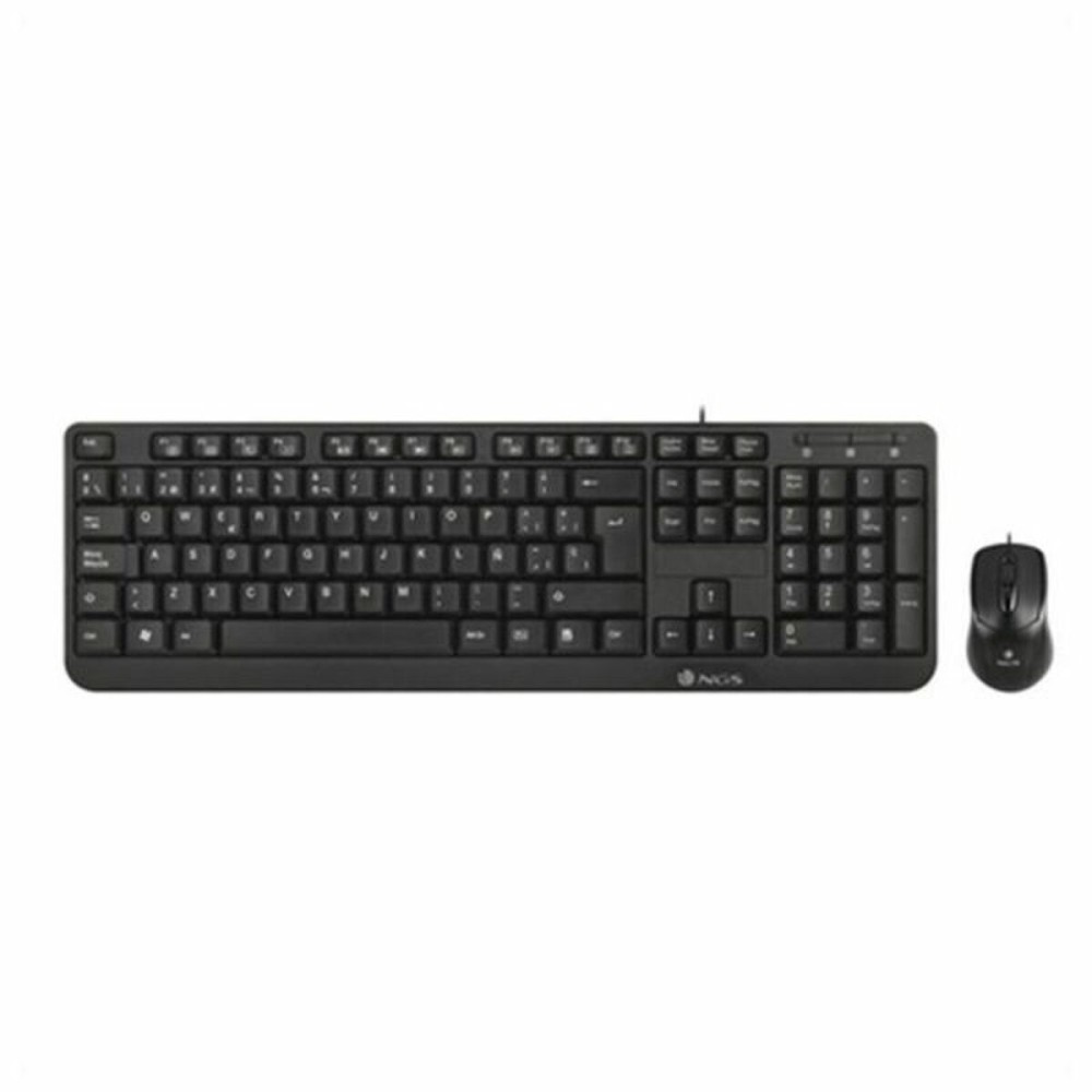 Clavier et Souris Optique NGS Cocoa Kit Noir