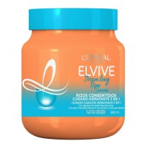 Feuchtigkeitsspendende Maske L'Oreal Make Up Elvive Dream Long 3 in 1 Kräftige und definierte Locken (200 ml)