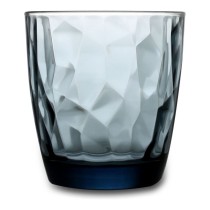 Verre Bormioli Rocco Diamond Bleu verre Verre (6 Unités) (Pack 6 uds)