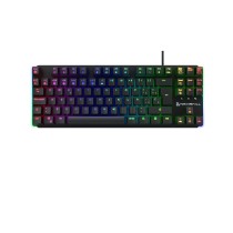 Gaming Tastatur Newskill Gungnyr TKL Pro Schwarz LED RGB Qwerty Spanisch