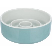 Dog Feeder Trixie Slow Feeding Blue Grey Ø 14 cm 450 ml