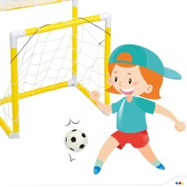 Jeu de visée Colorbaby Cible Cage à Foot 48,5 x 113 x 35,5 cm (2 Unités)