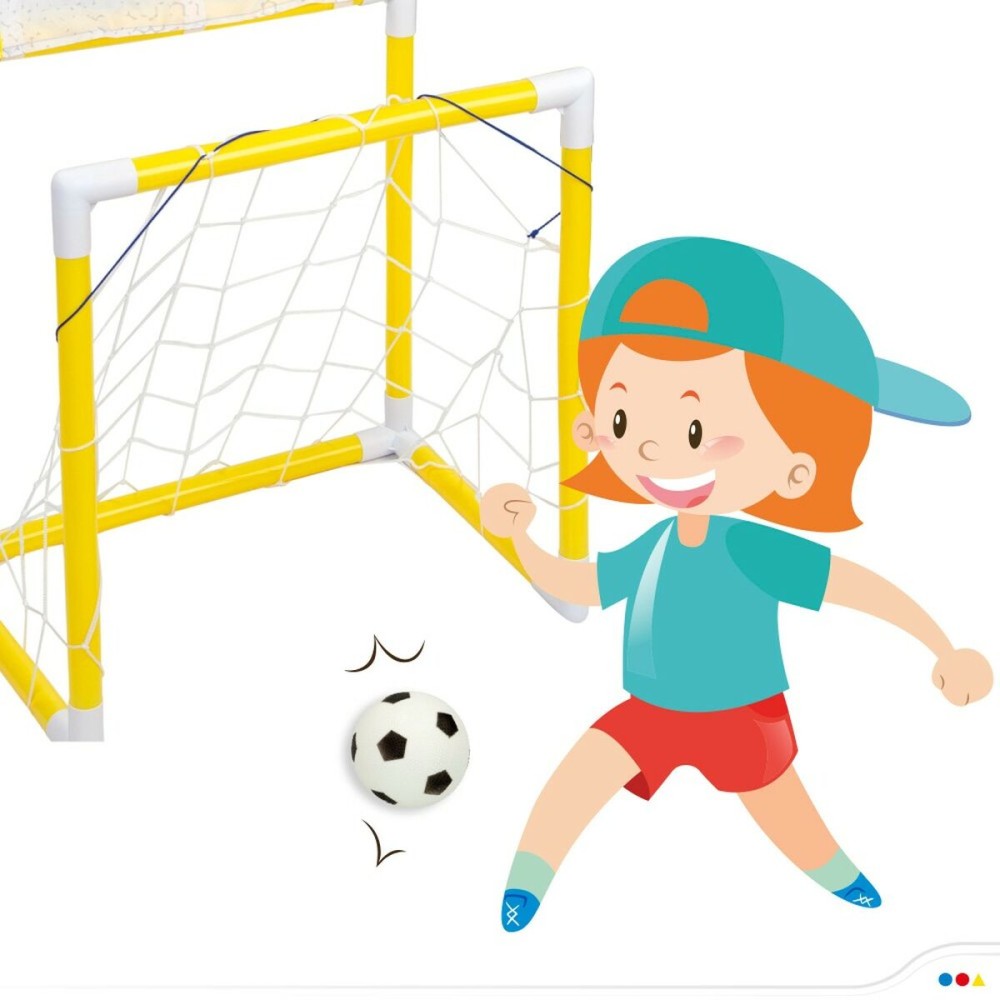 Jeu de visée Colorbaby Cible Cage à Foot 48,5 x 113 x 35,5 cm (2 Unités)