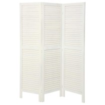 Folding screen Atmosphera White Paolownia wood (170 x 119 cm)