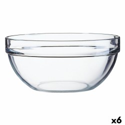 Saladier Luminarc Transparent verre (20 cm) (6 Unités)