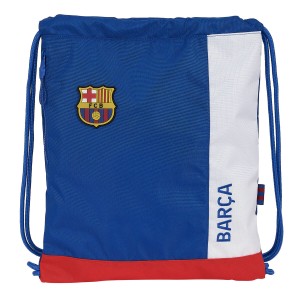 Rucksacktasche mit Bändern F.C. Barcelona Blau Granatrot 35 x 40 x 1 cm