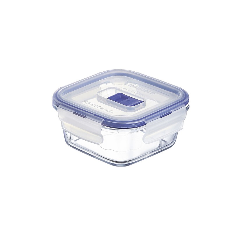 Hermetic Lunch Box Luminarc Pure Box Active 380 ml Bicoloured Glass (6 Units)