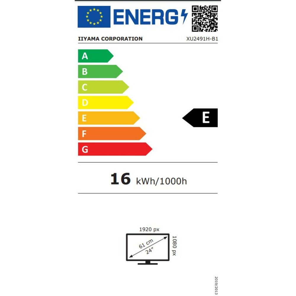 Monitor Iiyama XU2491H-B1 Full HD 24"