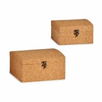 Set of Chests Cork MDF Wood (6 Units)