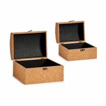 Set of Chests Cork MDF Wood (6 Units)