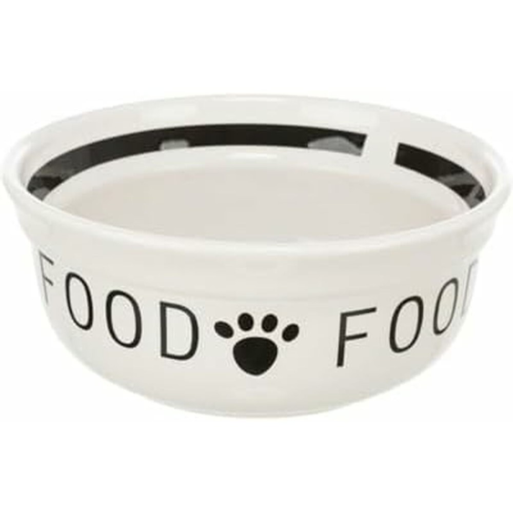 Pet feeding dish Trixie White Black 2,6 L