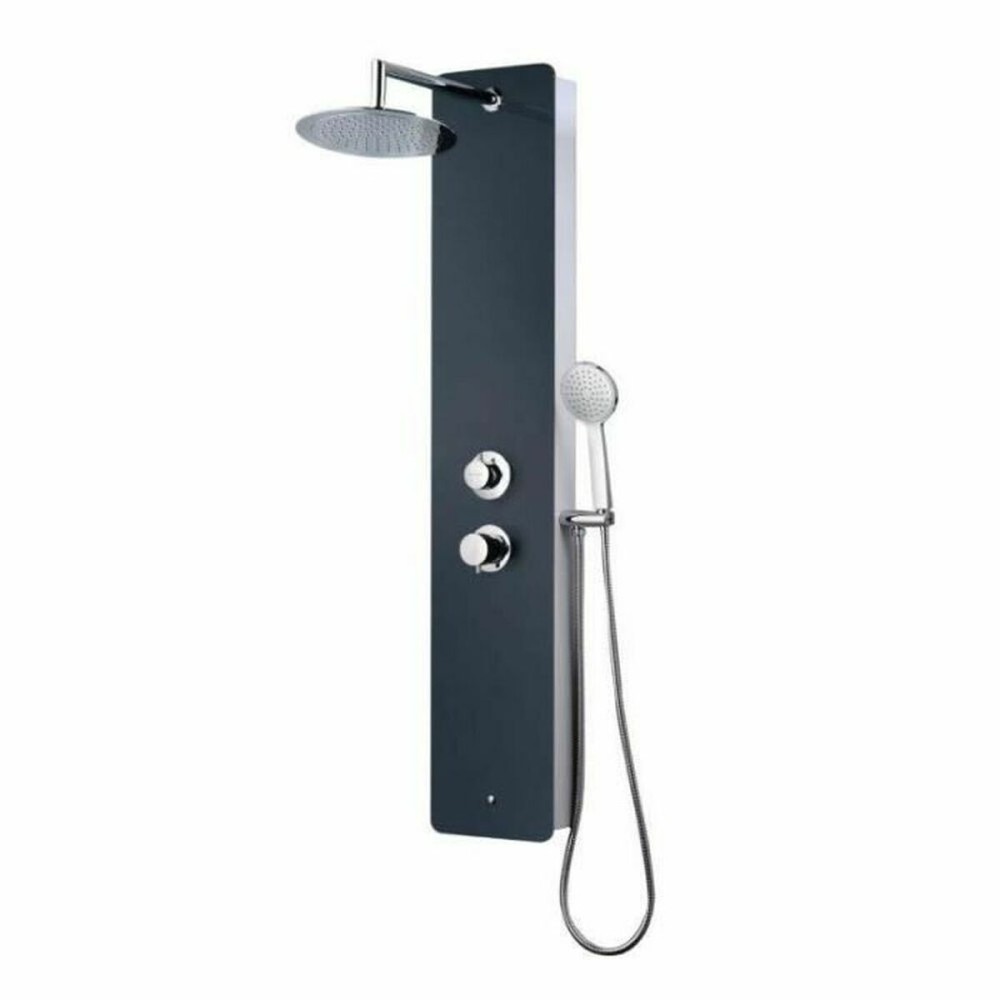 Shower Column Rousseau Stainless steel ABS Hydro-massage