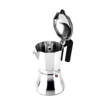 Italian Coffee Pot Fagor Steel Aluminium 6 Cups (1 Unit)