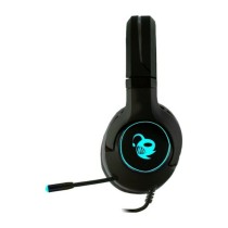 Headphones with Microphone CoolBox RGB Pro Deep Chroma Black