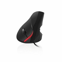 Souris Optique Ergonomique Ewent EW3156 1000 dpi USB Noir Rouge/Noir