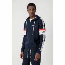 Herren Sweater mit Kapuze Champion Arm Stripe M Marineblau