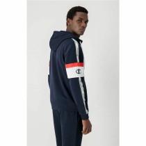 Men’s Hoodie Champion Arm Stripe M Navy Blue