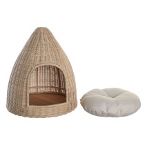 Haustierbettchen DKD Home Decor 45 x 45 x 57 cm natürlich Rattan