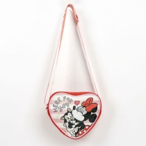 Sac à Bandoulière Minnie Mouse Rouge 15 x 14 x 4 cm