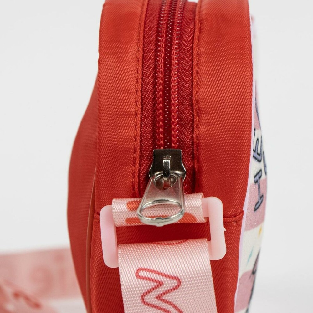 Shoulder Bag Minnie Mouse Red 15 x 14 x 4 cm