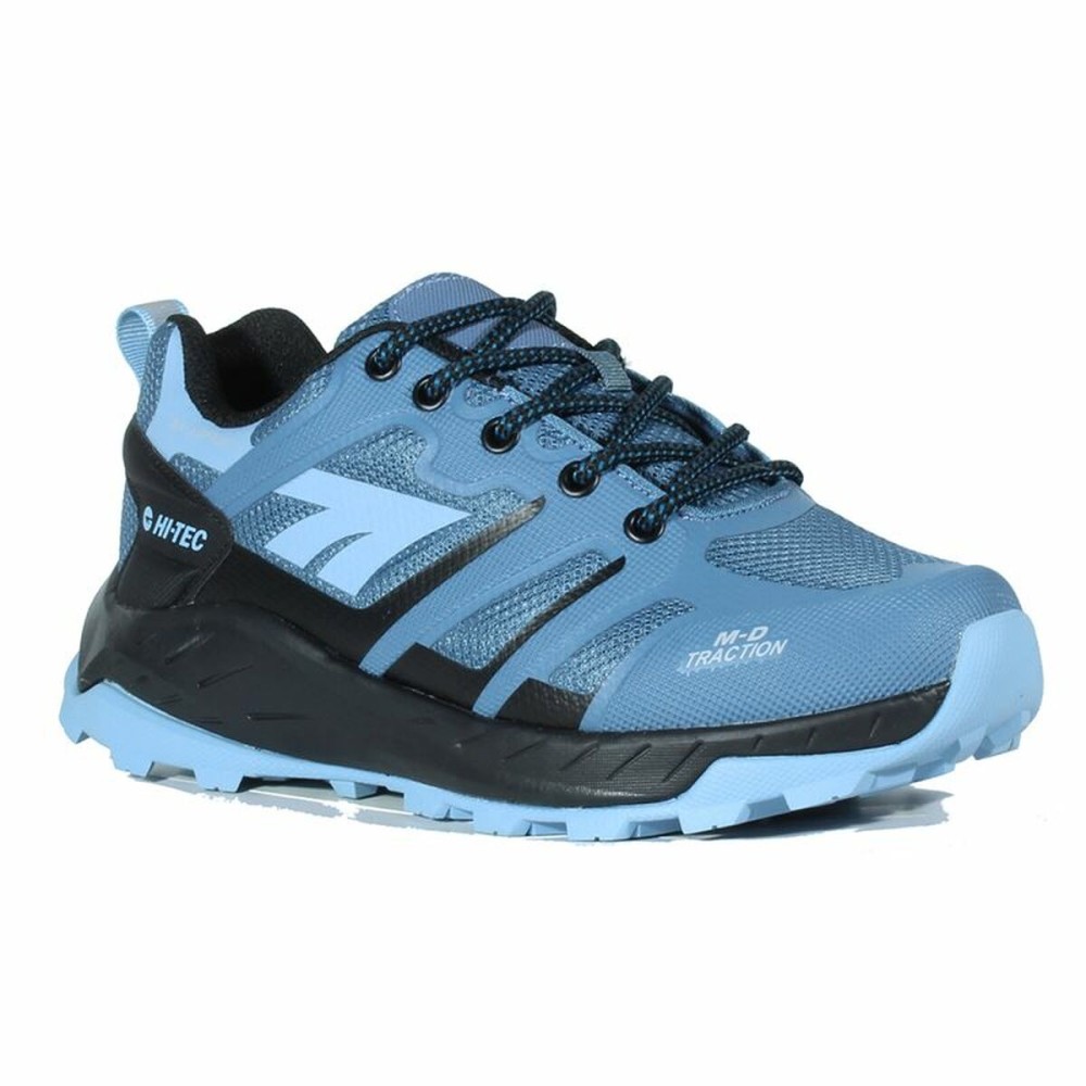 Sports Trainers for Women Hi-Tec Toubkal Low Waterproof Light Blue