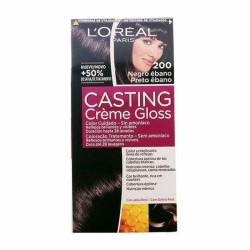 Amoniakfreie Färbung Casting Creme Gloss L'Oreal Make Up Casting Creme Gloss Ebenholzschwarz 180 ml