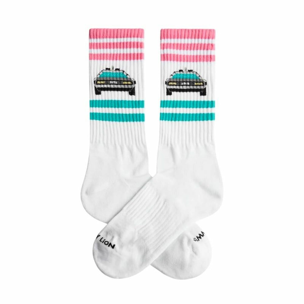 Sports Socks Jimmy Lion Athletic Delorean White