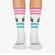 Sportsocken Jimmy Lion Athletic Delorean Weiß