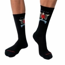 Sports Socks Jimmy Lion Athletic Frida Heart Black