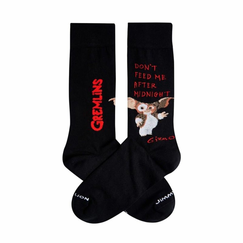 Sportsocken Jimmy Lion Gremlins Warning Schwarz