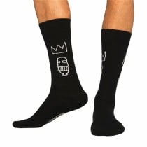 Sportsocken Jimmy Lion Basquiat Sugar Ray Robins Black Schwarz