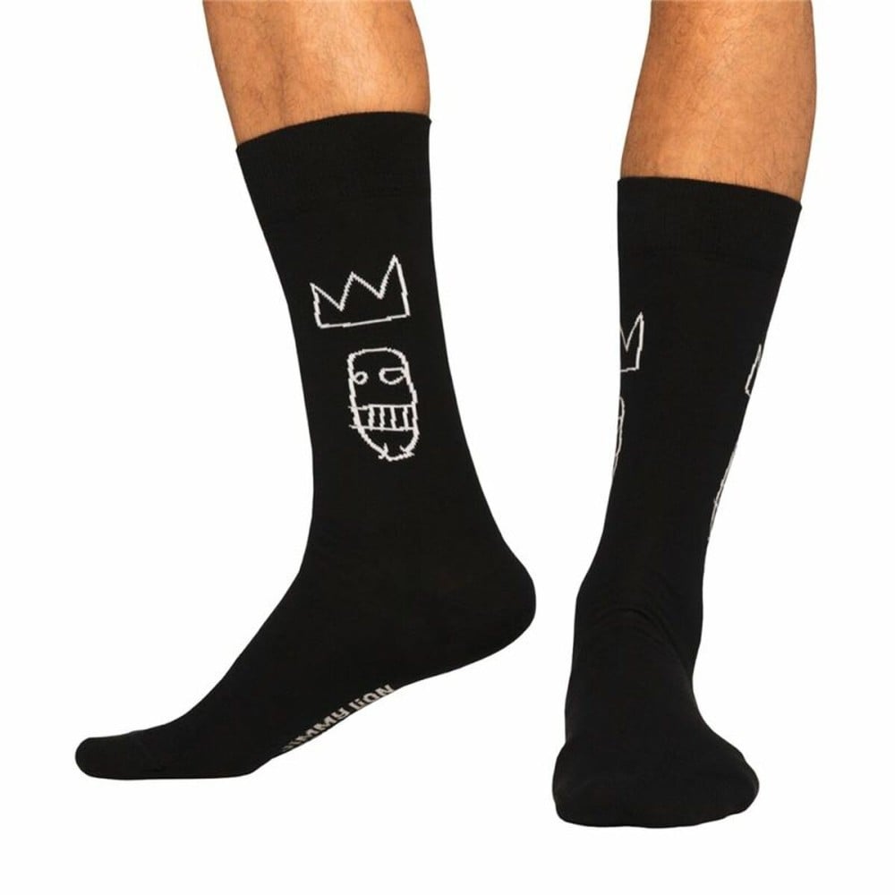 Sports Socks Jimmy Lion Basquiat Sugar Ray Robins Black Black