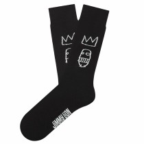 Sports Socks Jimmy Lion Basquiat Sugar Ray Robins Black Black