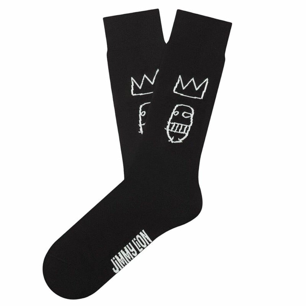 Chaussettes de Sport Jimmy Lion Basquiat Sugar Ray Robins Black Noir